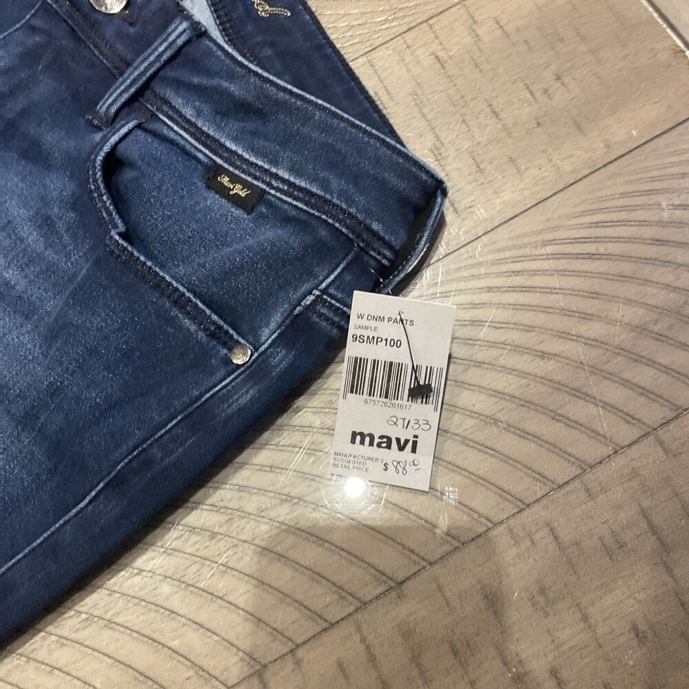 Mavi Gold Jeans Women 27/33 Blue Denim - Picture 7 of 11